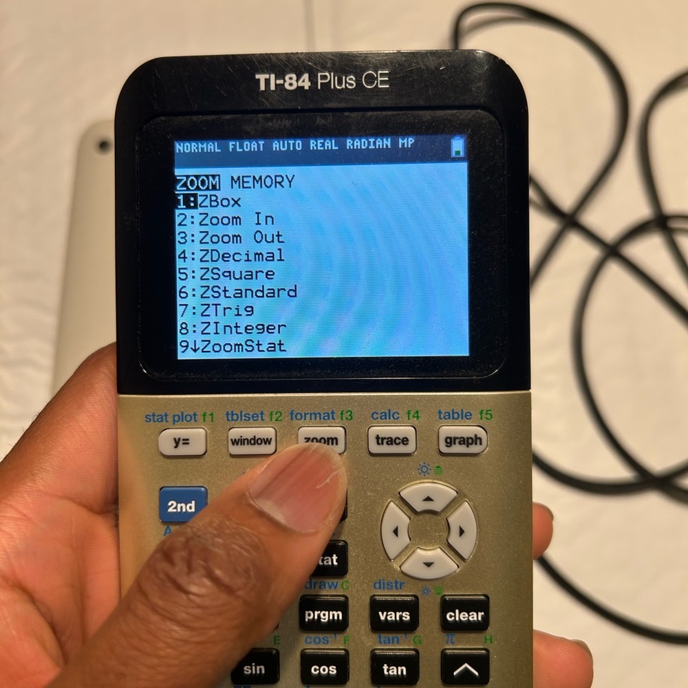 Texas Instruments TI-84 Plus CE Graphing Calculator Tested WITH Case Cable Gold - Picture 5 of 11